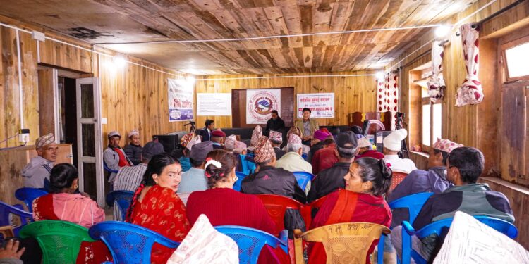 नेलेको सार्वजनिक सुनुवाई व्यापक जनसहभागितामा सम्पन्न, ६४ लाख बजेटमा ३४ योजना 