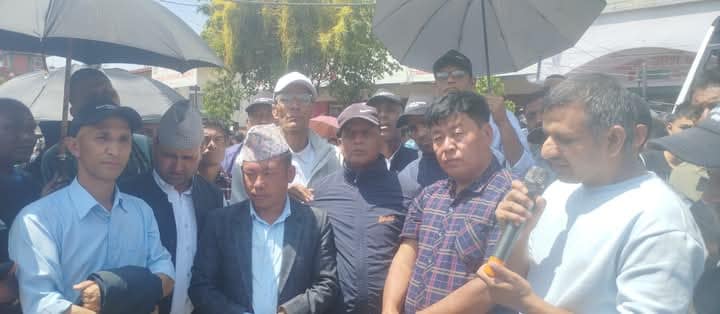  नेचासल्यान अध्यक्ष राईको शिक्षक आन्दोलनमा ऐक्यबद्धता 