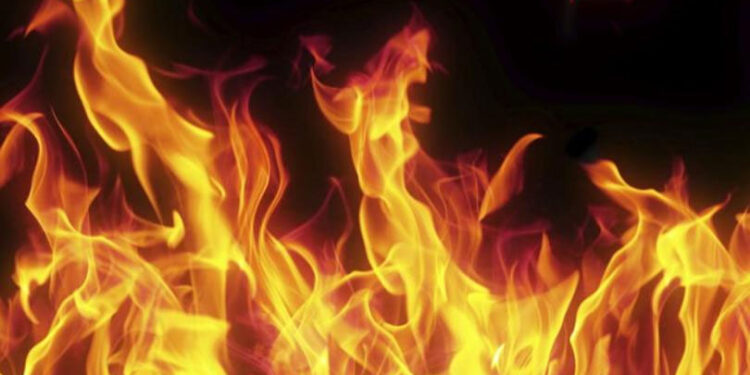 चिशंखुगढीमा आगलागी हुँदा चार लाख बराबरको क्षति