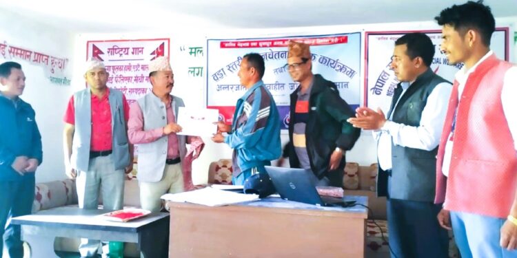 अन्तरजातीय विवाह गर्ने चार जोडीलाई खोटेहाङद्वारा सम्मान