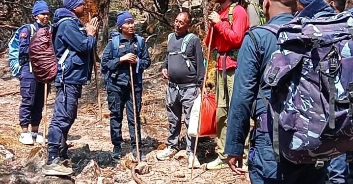 नागरिक सेवामा सोलु प्रहरी, दुधकुण्डमा गस्ती देखि सरसफाई एवम् संरचनाको मर्मत सम्म