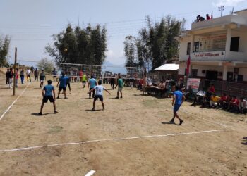 लिम्चुङबुङको जाँतेमा साबिक वडा स्तरिय महिला तथा पुरुष भलिबल प्रतियोगिता सुरु