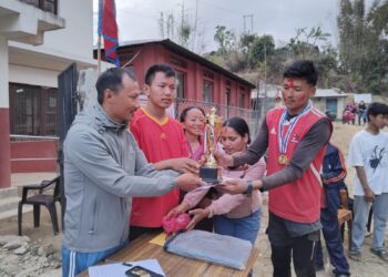 लिम्चुङबुङको जाँतेमा भलिबल प्रतियोगिता : महिला, पुरुष दुवै तर्फ साबिक आठ हिम्मा विजयी