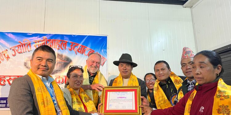 चन्द्र ज्योति माविको समिक्षा हल उदघाटन तथा हस्तान्तरण