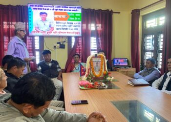 नेचासल्यानमा शहीद पार्क बन्दै, गाउँपालिका अध्यक्ष राईले गरे घोषणा