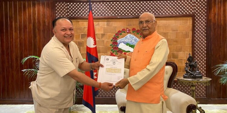 प्रधानमन्त्री ओली र सोताङका अध्यक्ष बस्नेतबीच भेटवार्ता, अध्यक्ष बस्नेतले यी कुराको माग गरे ?