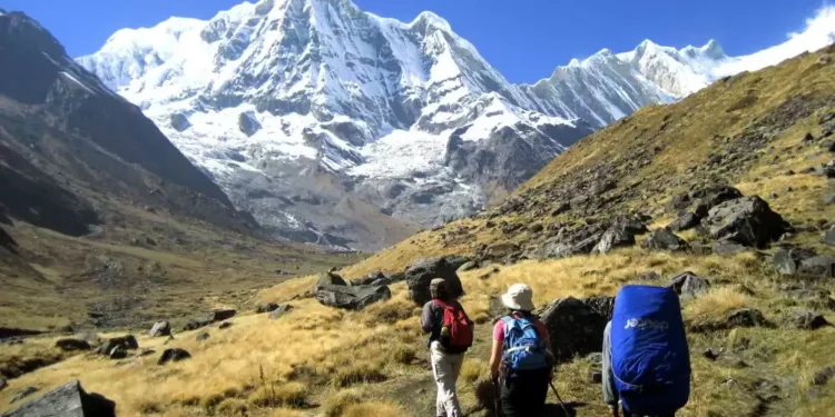 अन्नपूर्ण आधार शिविरमा पुग्न थाले आरोही