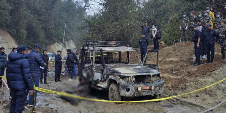 सवारी दुर्घटनामा परी मृत्यु भएकाहरुको शव परिवारले बुझे