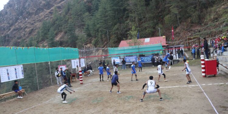 खुल्ला जुनियर पुरुष भलिबल प्रतियोगिता सुरु