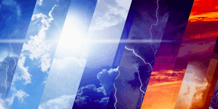 देशमा पश्चिमी वायु तथा स्थानीय वायुको प्रभाव