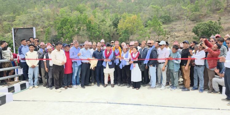 सावा खोलामा मोटरेबल पुलको उद्घाटन, तीन गाउँपालिकाका स्थानीय लाभान्वित
