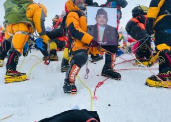 जाङ्बु शेर्पाद्वारा दोस्रो पटक सगरमाथा आरोहण सफल