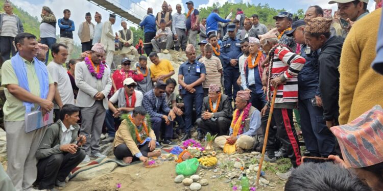 खोटाङको दिक्तेल–खानीडाँडा–रेग्मीटार सडकमा मोटरेबल पुल निर्माण हुने