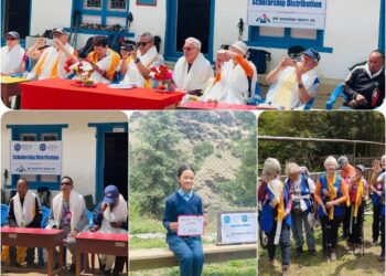 शेर्पा बालबालिका सहायता संघको पहलमा सोलुखुम्बुका ६३ विद्यार्थीलाई छात्रवृत्ति वितरण, करिब ६ सय जनालाई वितरण गर्ने लक्ष्य