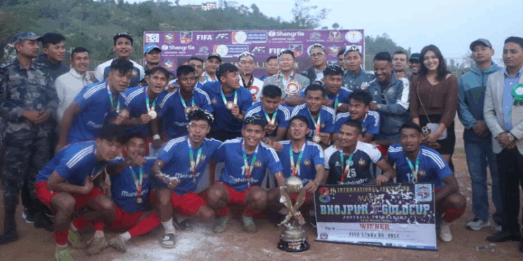 एपिएफले जित्यो भोजपुर मेयर गोल्डकप