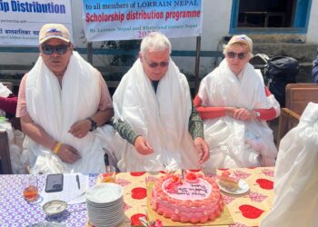 शेर्पा बालबालिका सहायता संघद्वारा नमो बुद्ध आविका विद्यार्थीलाई छात्रावृत्ति वितरण, विद्यार्थीहरूमा उत्साह