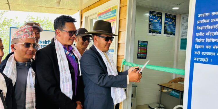 वोङछु शेर्पा मेमोरियल अस्पताल बन्यो किशोर किशोरी मैत्री स्वास्थ्य संस्था