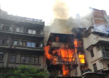 मखन गल्लीमा आगलागी : एक जनाको मृत्यु