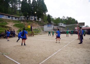 ह्वाइट हिल्स बोर्डिङ स्कुलमा भलिबल प्रतियोगिता सम्पन्न