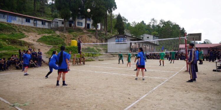 ह्वाइट हिल्स बोर्डिङ स्कुलमा भलिबल प्रतियोगिता सम्पन्न