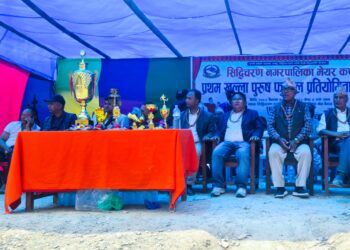 सिद्धिचरण मेयरकप फुटबल प्रतियोगिता सुरु, खिस्तो युवा समाज मोलुङको विजयी सुरुवात