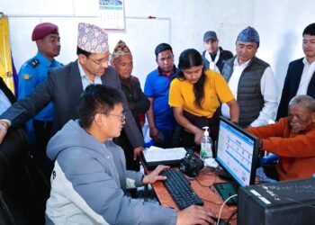 केपिलासगढी गाउँपालिकामा राष्ट्रिय परिचयपत्र बनाउने शिविर