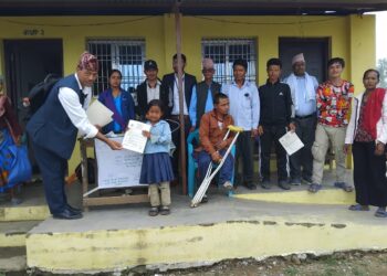 लिम्चुङ्बुङ गाउँपालिका–५ जाँतेमा जन्मदर्ता अभियान सम्पन्न