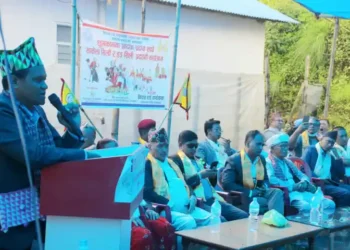 ओखलढुंगामा किरात राईहरुको साकेला सिली–हङ सिली प्रदर्शन