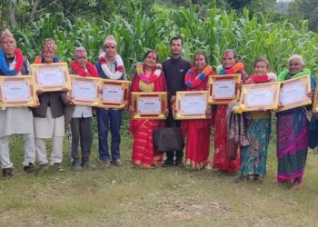 सिद्धिचरण नगरपालिका २ को सामाजिक सेवा कार्यक्रममा नागरिकहरूको उत्साहजनक सहभागिता र प्रशंसा