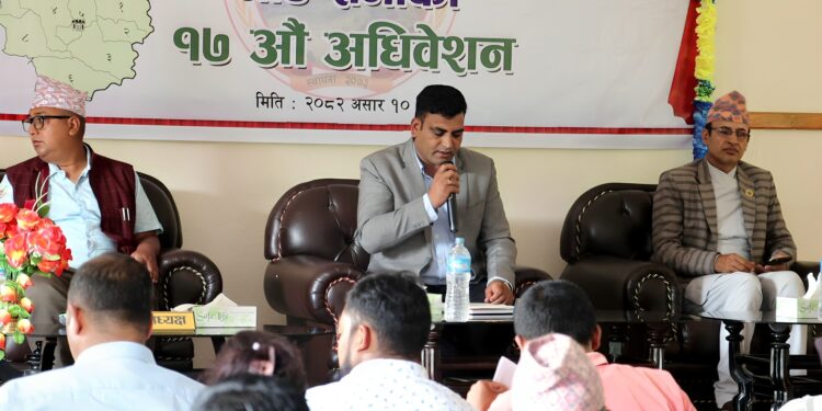 चिशंखुगढी गाउँपालिकाको सभामा ४७ करोडको बजेट पेश : पूर्वाधार र कृषिलाई जोड