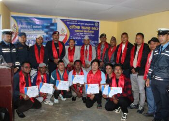 सोलुखुम्बुमा लागू औषध विरुद्धको अन्तराष्ट्रिय दिवस तथा ट्राफिक सप्ताह कार्यक्रम सम्पन्न