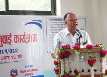 सोताङको सार्वजनिक सुनवाई सम्पन्न, शिक्षा, स्वास्थ्य र खानेपानीलाई प्राथमिकता दिइएको अध्यक्ष बस्नेतको भनाई