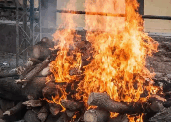 ओखलढुंगामा एक वृद्धको लडेर मृत्यु