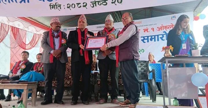 ताप्ली गाउँपालिका–१ ओख्ले बालमैत्री वडा घोषणा