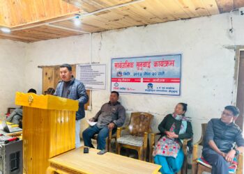 सोलुदुधकुण्ड नगरपालिका ३ तामाखानीको सार्वजनिक सुनुवाई : ९५ प्रतिशत प्रगति