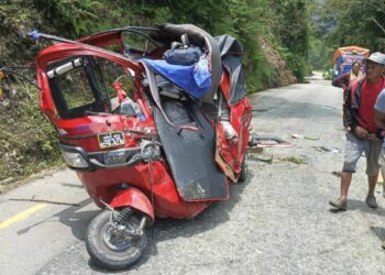 सोलुमा टेम्पो दुर्घटना २८ वर्षिय लाक्पाको मृत्यू, ३ घाईते