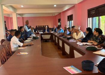 हिमताल विस्पफोटनको पूर्व सूचना प्रणाली स्थापना गर्नु पर्ने सोलु सहित पाँच जिल्लाका सिडिओको निष्कर्ष, विपदमा अधिक सावधानी अपनाइने