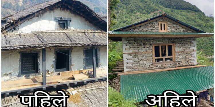 आश कुवीरको घर बनाउन “द पार्टनर्स नेपाल” को एक लाख सहयोग 