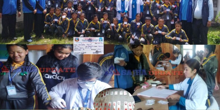 जुनबेँसीका विद्यार्थीको स्वास्थ्य परिक्षण