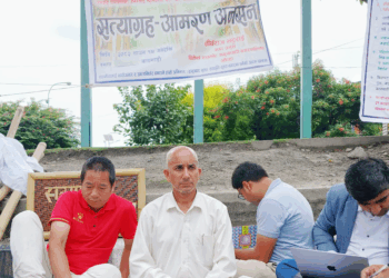 नगरप्रमुख तीर्थराज भट्टराईको आमरण अनशन सुरु : नीतिगत व्यवस्थापनको माग