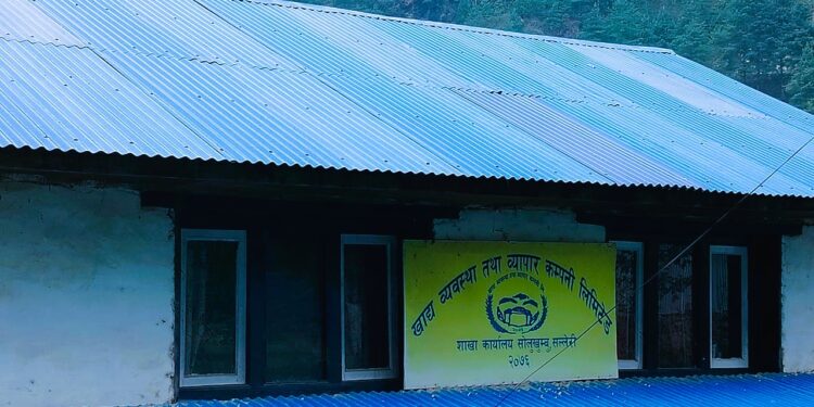 खाद्य व्यवस्था तथा व्यापार कम्पनी लिमिटेड सोलुखुम्बुले संकलन गर्यो २ करोड ९१ लाख बढी राजश्व