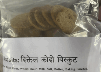 खोटाङको रैथाने कोदोबाट व्यावसायिक ’दिक्तेल कोदो बिस्कुट’ उत्पादन सुरु