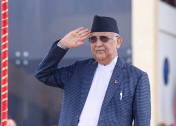 २३ सदस्यीय भ्रमण टोली सहित प्रधानमन्त्री ओली चीन प्रस्थान