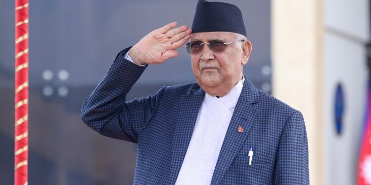 २३ सदस्यीय भ्रमण टोली सहित प्रधानमन्त्री ओली चीन प्रस्थान