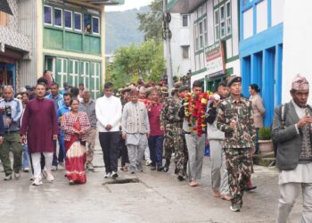 सोलुखुम्बुमा विधिपूर्वक भित्र्याइयो फूलपाती