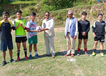 बडहरे खोक्सेलीमा वडा स्तरीय पुरुष फुटबल प्रतियोगिता सम्पन्न