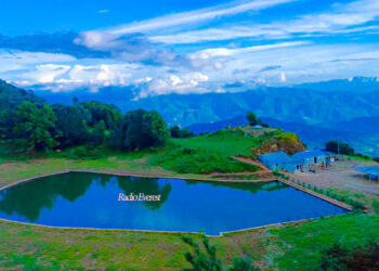 गाउँपालिका र पार्टनर्स नेपालको सहकार्यमा चिसापानी पोखरीको पुनर्भरण 