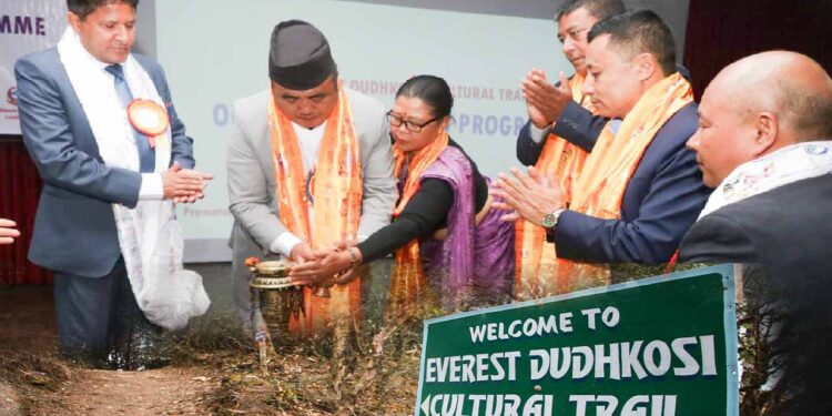  नेपालकै भर्जिन “एभरेष्ट दुधकोशी सांस्कृतिक पदमार्ग” को औपचारिक सुभारम्भ 