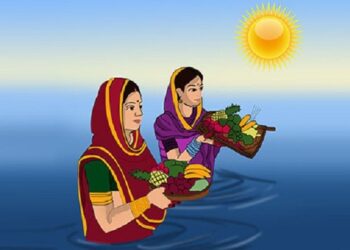 छठ पर्वको मुख्य दिन आज अस्ताउँदो सूर्यलाई अर्घ्य