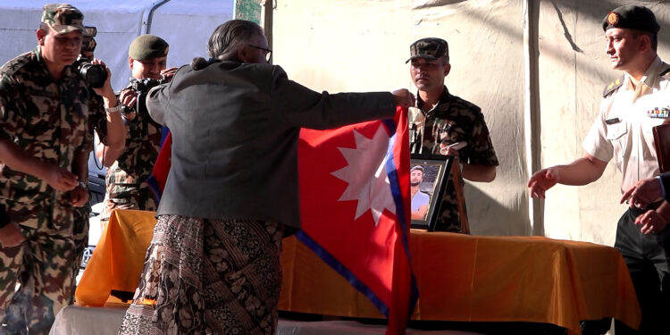 हमास-इजरायल युद्धमा मृत्यु भएका विपिन जोशीको राष्ट्रिय सम्मानसहित आज अन्त्येष्टि गरिने